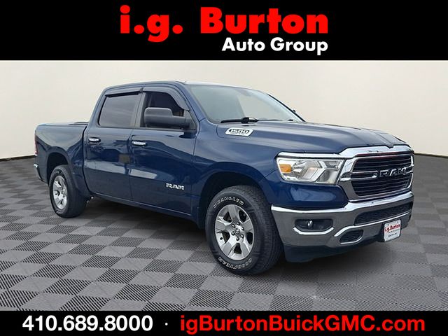 Patriot Blue Pearlcoat 2020 RAM 1500 Pickup Truck Four-Wheel Drive 8-Speed Automatic