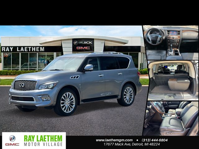 Gray (Graphite Shadow) 2015 INFINITI QX80 AWD SUV / Crossover All-Wheel Drive 7-Speed Automatic