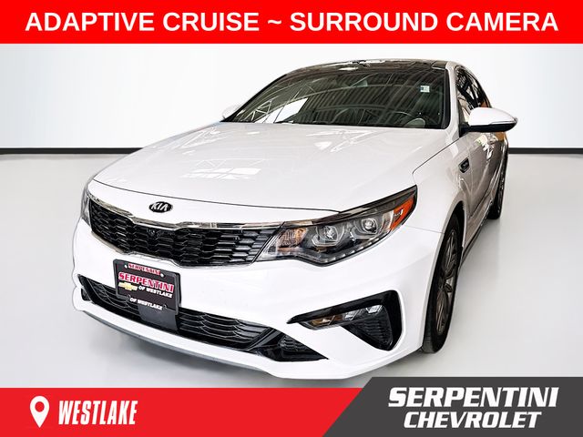 Snow White Pearl 2019 Kia Optima Sedan Front-Wheel Drive 6-Speed Automatic