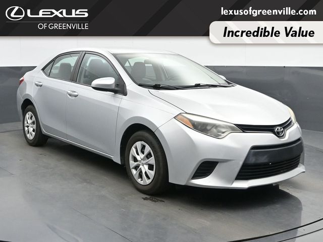 Classic Silver Metallic 2014 Toyota Corolla L Sedan Front-Wheel Drive 4-Speed Automatic