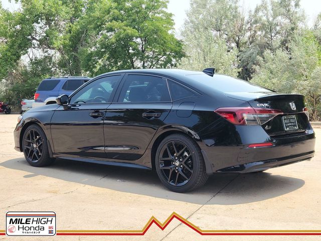 Crystal Black 2026 Honda Civic Sedan Front-Wheel Drive Continuously Variable Transmission