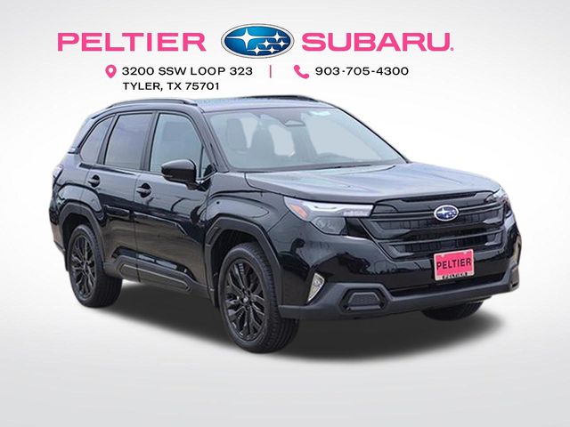 Crystal Black Silica 2026 Subaru Forester SUV / Crossover All-Wheel Drive Continuously Variable Transmission