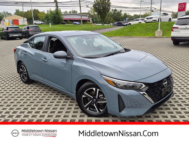 Atlantic Gray Metallic 2025 Nissan Sentra Sedan Front-Wheel Drive Continuously Variable Transmission