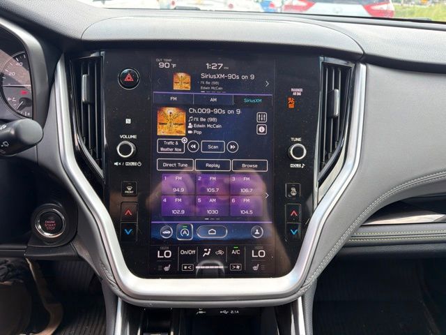 2021 Subaru Outback Onyx Edition XT White at Subaru and VW of Moon Township