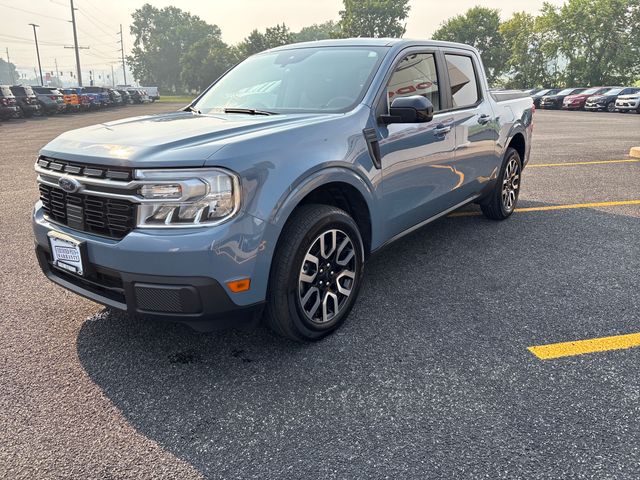 Blue (Azure Gray Metallic) 2024 Ford Maverick Pickup Truck All-Wheel Drive 8-Speed Automatic