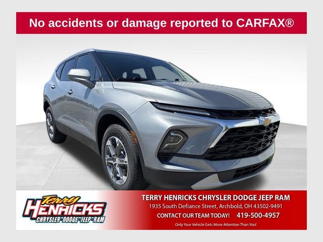 Sterling Gray Metallic 2023 Chevrolet Blazer SUV / Crossover All-Wheel Drive 9-Speed Automatic Overdrive