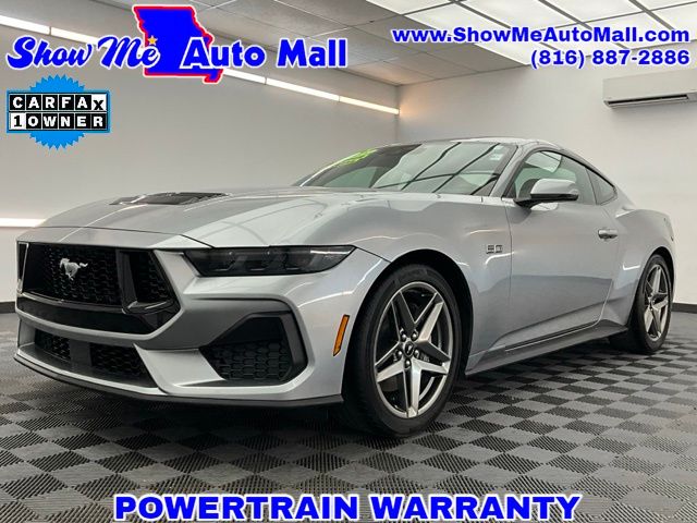 Silver Metallic 2025 Ford Mustang GT Premium Fastback RWD Coupe Rear-Wheel Drive 6-Speed Manual