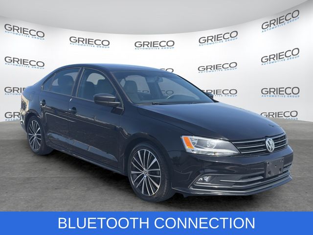 Black Uni 2016 Volkswagen Jetta Sedan Front-Wheel Drive 6-Speed Automatic