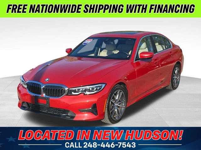 Melbourne Red Metallic 2019 BMW 3 Series 330i Sedan RWD Sedan Rear-Wheel Drive 8-Speed Automatic