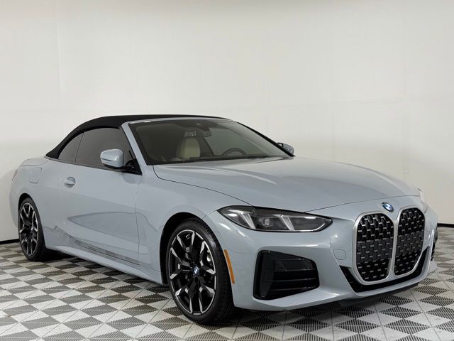 Brooklyn Gray Metallic 2026 BMW 4 Series Convertible Rear-Wheel Drive 8-Speed Automatic