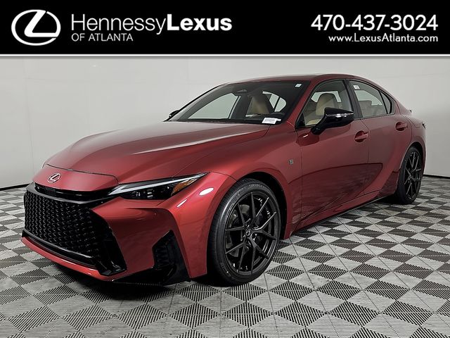 Radiant Red 2026 Lexus IS 350 F Sport Design RWD Sedan Rear-Wheel Drive 8-Speed Dual Clutch