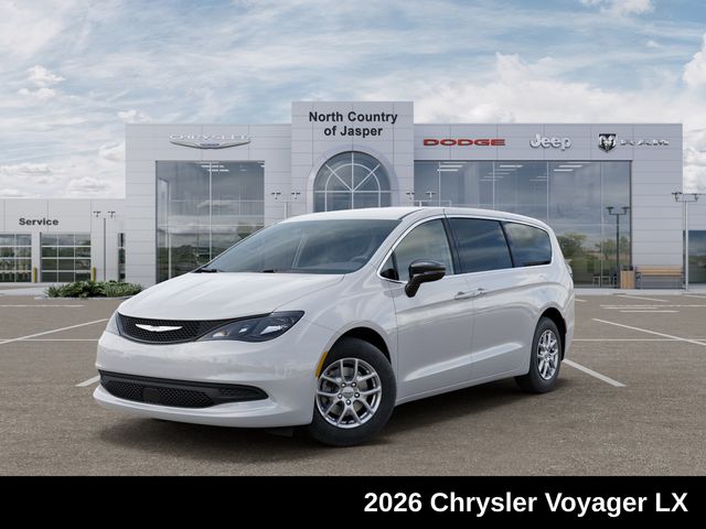 Bright White Clearcoat 2026 Chrysler Voyager Minivan Front-Wheel Drive 9-Speed Automatic