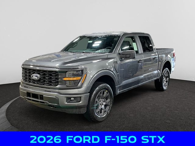 Gray 2026 Ford F-150 Pickup Truck Four-Wheel Drive Automatic