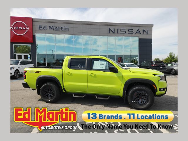 Citrus Strike 2026 Nissan Frontier PRO-4X Crew Cab 4WD Pickup Truck Four-Wheel Drive 9-Speed Automatic Overdrive