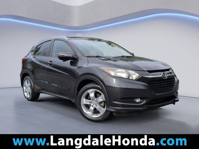Gray 2016 Honda HR-V EX-L with Navigation SUV / Crossover Front-Wheel Drive Continuously Variable Transmission