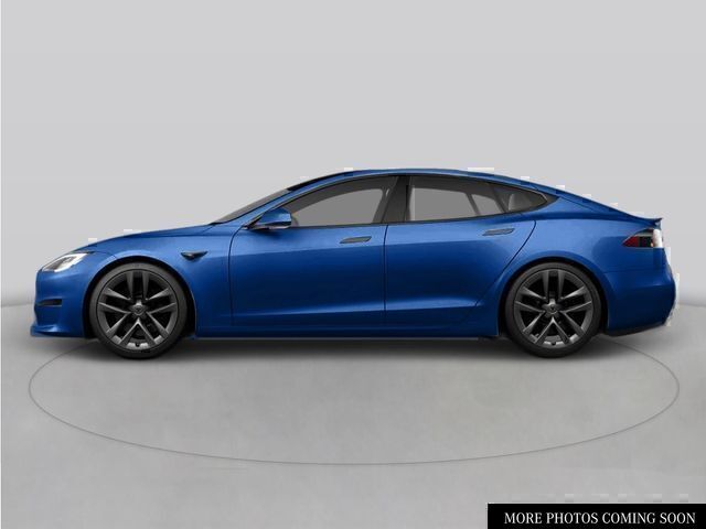 Deep Blue Metallic 2021 Tesla Model S Long Range AWD Sedan All-Wheel Drive 1-Speed Automatic