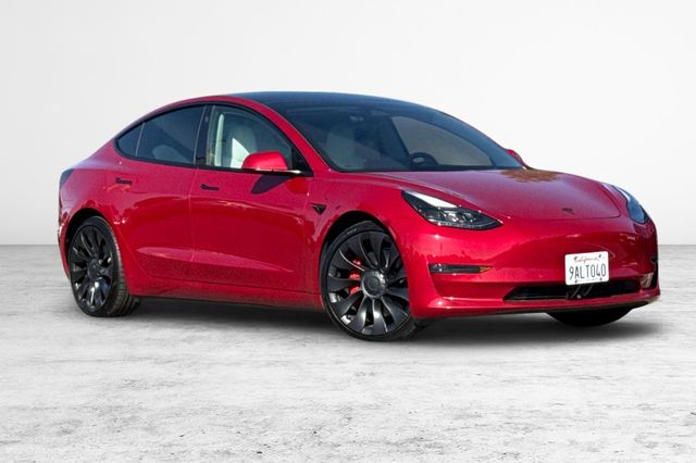 Used 2022 Tesla Model 3 Performance with VIN 5YJ3E1ECXNF198330 for sale in Vacaville, CA