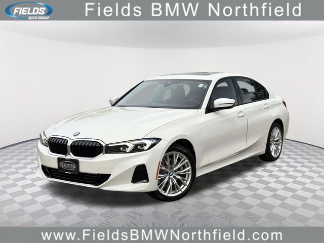 Alpine White 2023 BMW 3 Series Sedan All-Wheel Drive 8-Speed Automatic