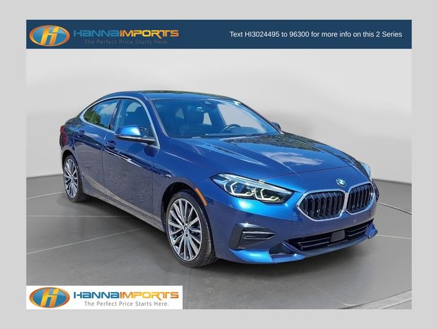 Phytonic Blue Metallic 2022 BMW 2 Series Sedan All-Wheel Drive 8-Speed Automatic