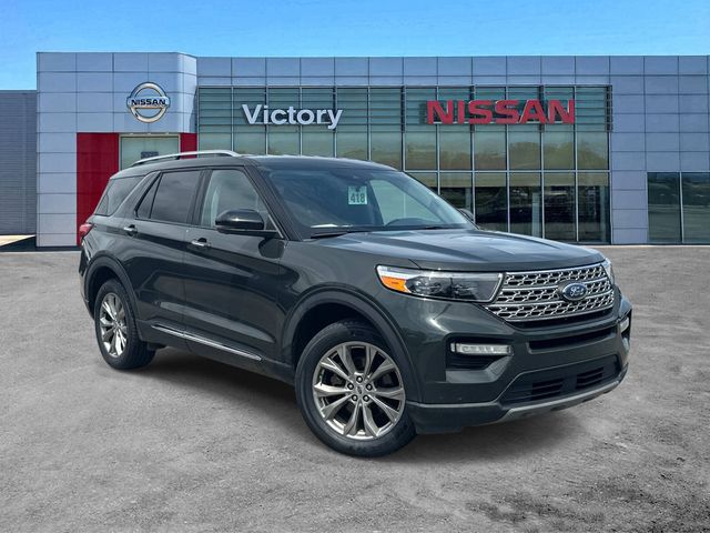 Green Metallic 2023 Ford Explorer SUV / Crossover All-Wheel Drive Automatic