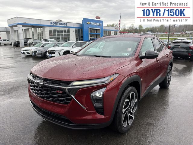 Red (Crimson) 2024 Chevrolet Trax RS with 2RS FWD SUV / Crossover Front-Wheel Drive 6-Speed Automatic