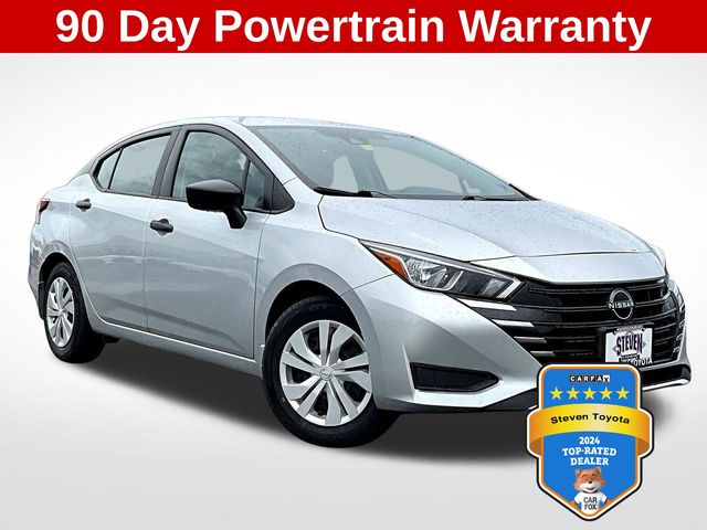 Brilliant Silver Metallic 2023 Nissan Versa Sedan Front-Wheel Drive Continuously Variable Transmission