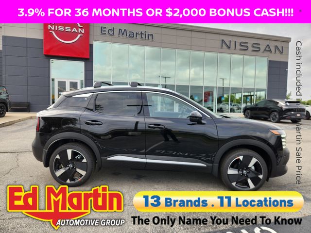 Super Black 2026 Nissan Kicks SR AWD SUV / Crossover All-Wheel Drive Continuously Variable Transmission