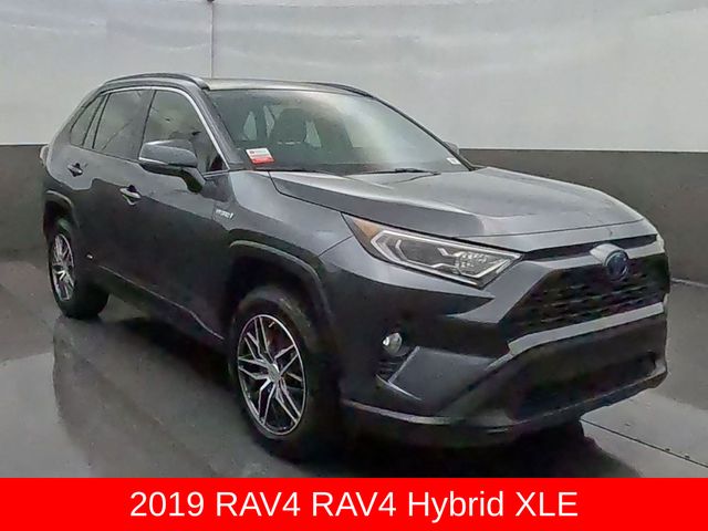 Magnetic Gray Metallic 2019 Toyota RAV4 Hybrid SUV / Crossover All-Wheel Drive Continuously Variable Transmission