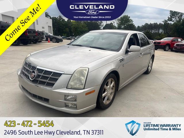 Gray (Light Platinum) 2008 Cadillac STS Sedan Rear-Wheel Drive 6-Speed Automatic