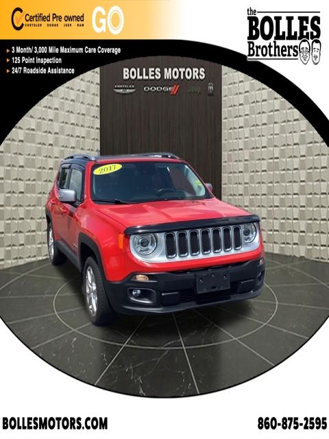 Colorado Red 2017 Jeep Renegade SUV / Crossover Four-Wheel Drive 9-Speed Automatic