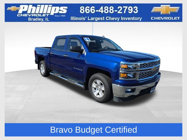 Blue Topaz Metallic 2014 Chevrolet Silverado 1500 Pickup Truck 4X2 6-Speed Automatic Overdrive