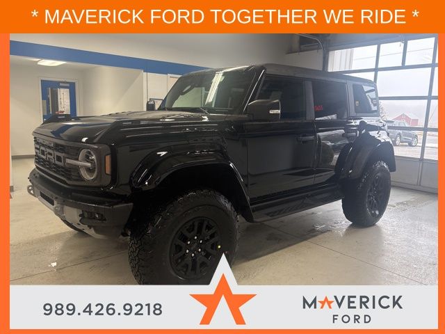Shadow Black 2026 Ford Bronco Raptor SUV / Crossover Four-Wheel Drive Automatic
