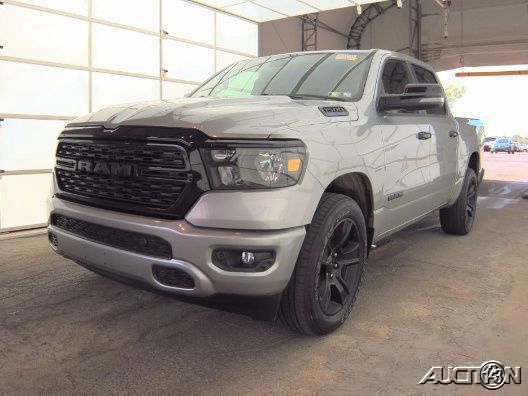 Billet Silver Metallic Clearcoat 2023 RAM 1500 Pickup Truck Four-Wheel Drive 8-Speed Automatic