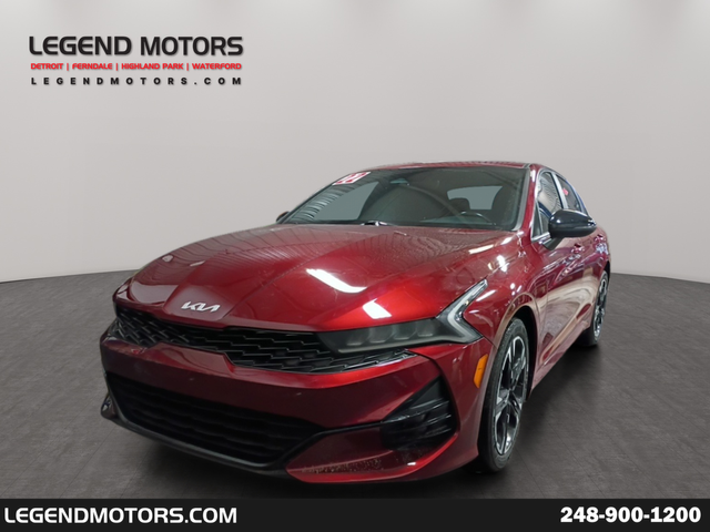 Passion Red 2022 Kia K5 GT-Line FWD Sedan Front-Wheel Drive 8-Speed Automatic
