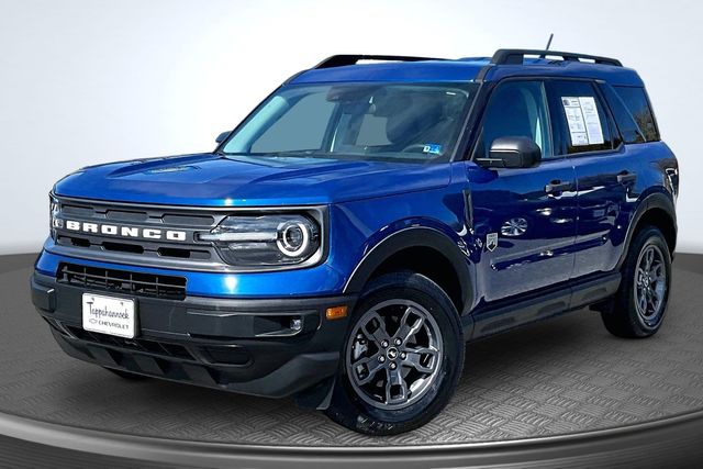 Blue Metallic 2024 Ford Bronco Sport SUV / Crossover All-Wheel Drive 8-Speed Automatic