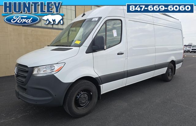 White 2024 Mercedes-Benz Sprinter Cargo 2500 170 High Roof RWD Van Rear-Wheel Drive 9-Speed Automatic