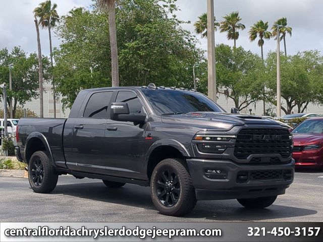 Gray (Granite Crystal Metallic Clearcoat) 2025 RAM 2500 Limited Mega Cab 4WD Pickup Truck Four-Wheel Drive 8-Speed Automatic