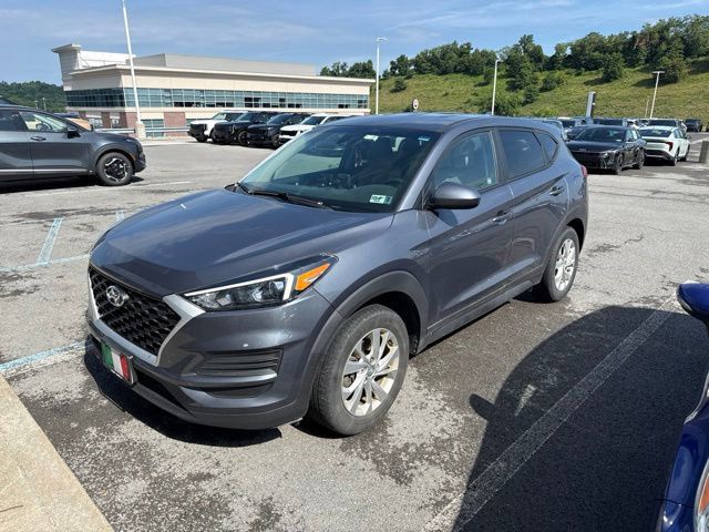 Gray (Magnetic Force) 2021 Hyundai Tucson SUV / Crossover All-Wheel Drive 6-Speed Automatic