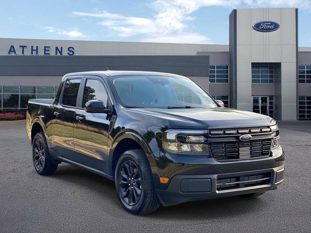 Shadow Black 2024 Ford Maverick Lariat SuperCrew FWD Pickup Truck Front-Wheel Drive Continuously Variable Transmission