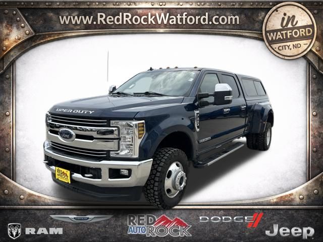 Blue 2019 Ford F-350 Super Duty Pickup Truck Four-Wheel Drive 6-Speed Automatic