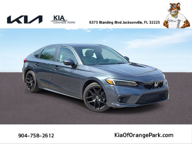 Sonic Gray Pearl 2023 Honda Civic Hatchback Hatchback Front-Wheel Drive Continuously Variable Transmission