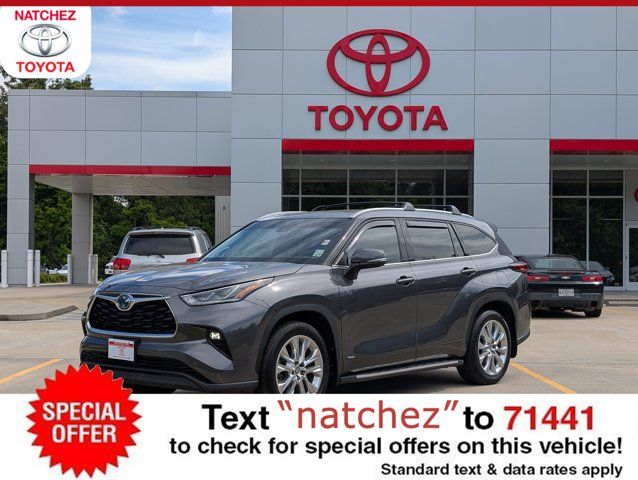 Magnetic Gray Metallic 2024 Toyota Highlander Hybrid Limited AWD SUV / Crossover All-Wheel Drive Continuously Variable Transmission