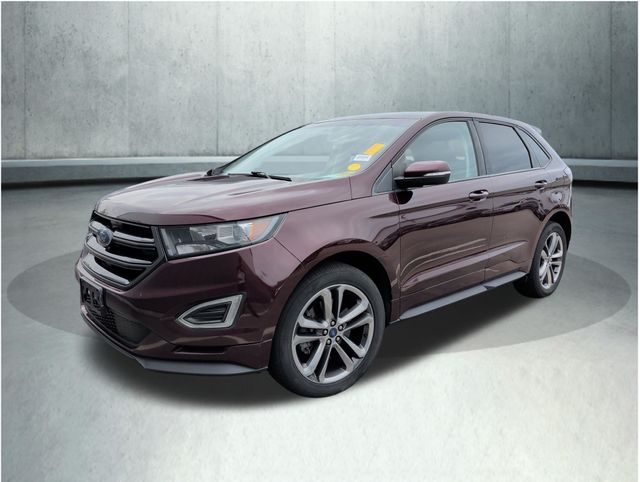 Red (Burgundy) 2017 Ford Edge SUV / Crossover All-Wheel Drive 6-Speed Automatic