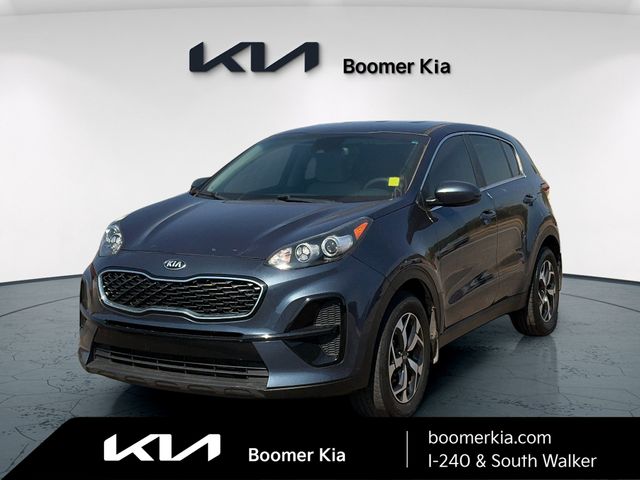 Pacific Blue 2021 Kia Sportage SUV / Crossover Front-Wheel Drive 6-Speed Automatic Overdrive