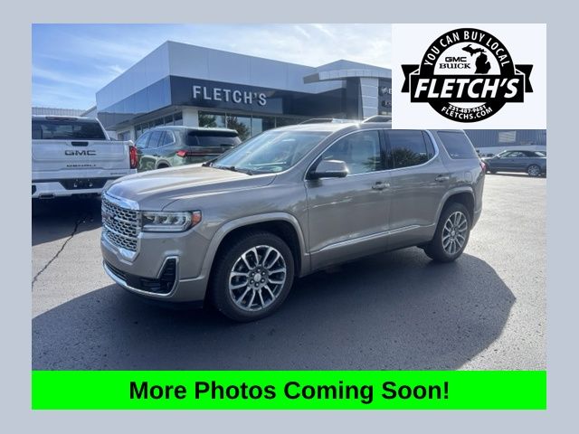 Light Stone Metallic 2022 GMC Acadia SUV / Crossover Four-Wheel Drive 9-Speed Automatic