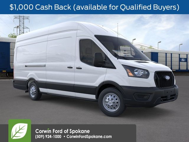 Oxford White 2026 Ford Transit Cargo 350 High Roof Extended LB AWD Van All-Wheel Drive