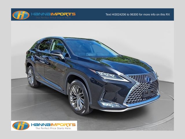 Black (Caviar) 2022 Lexus RX Hybrid SUV / Crossover All-Wheel Drive Continuously Variable Transmission