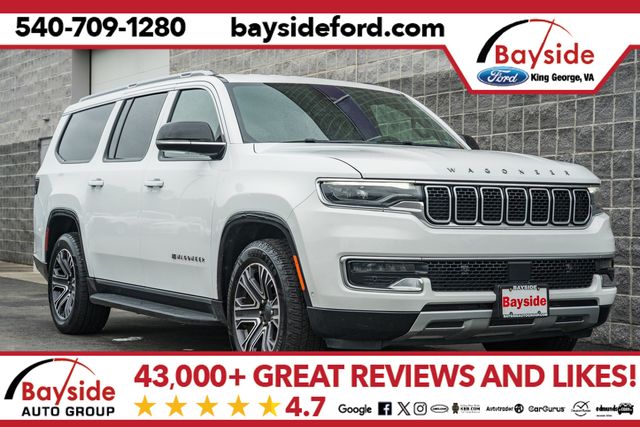 Bright White Clearcoat 2024 Jeep Wagoneer L Series II 4WD SUV / Crossover Four-Wheel Drive 8-Speed Automatic