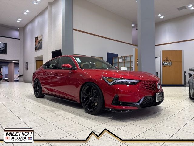 Performance Red 2026 Acura Integra FWD with Technology and A-SPEC Package Sedan Front-Wheel Drive Continuously Variable Transmission