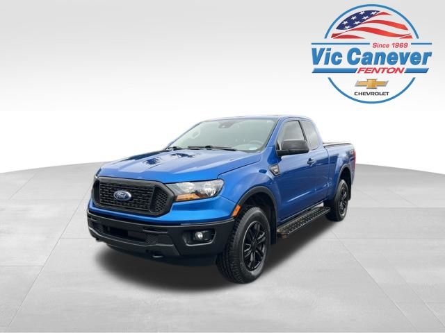 Lightning Blue 2020 Ford Ranger XL SuperCab 4WD Pickup Truck Four-Wheel Drive Automatic